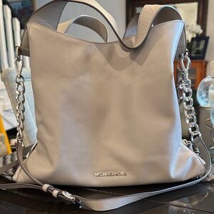 Michael Kors Taupe Leather Tote